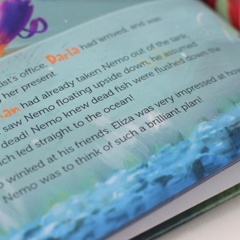 Personalised Disney Finding Nemo Hardback Story Book Extra Image 2